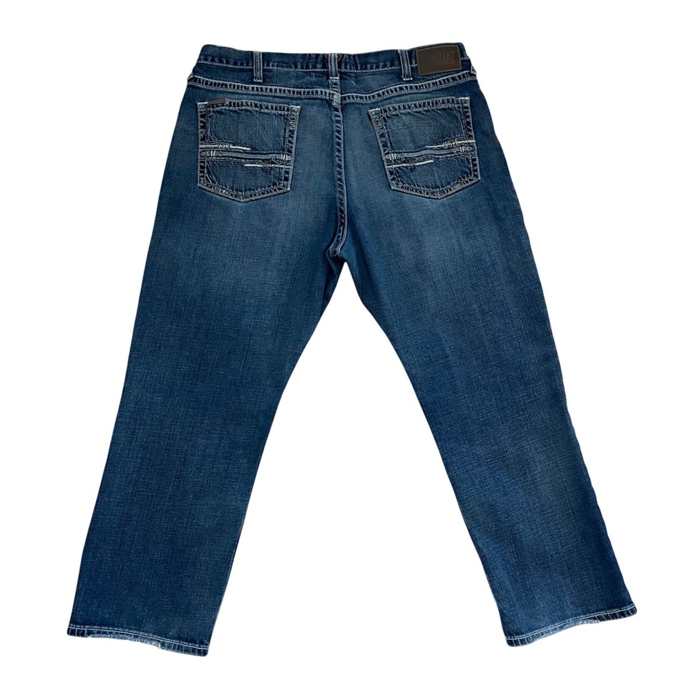 Ariat M4 Low Rise‎ Boot Cut Jeans Mens 42x30 Medium Wash Blue Denim 10021767